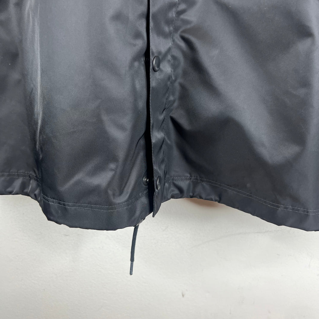 Balenciaga Sample Black Nylon Red Tape Coaches Jacket