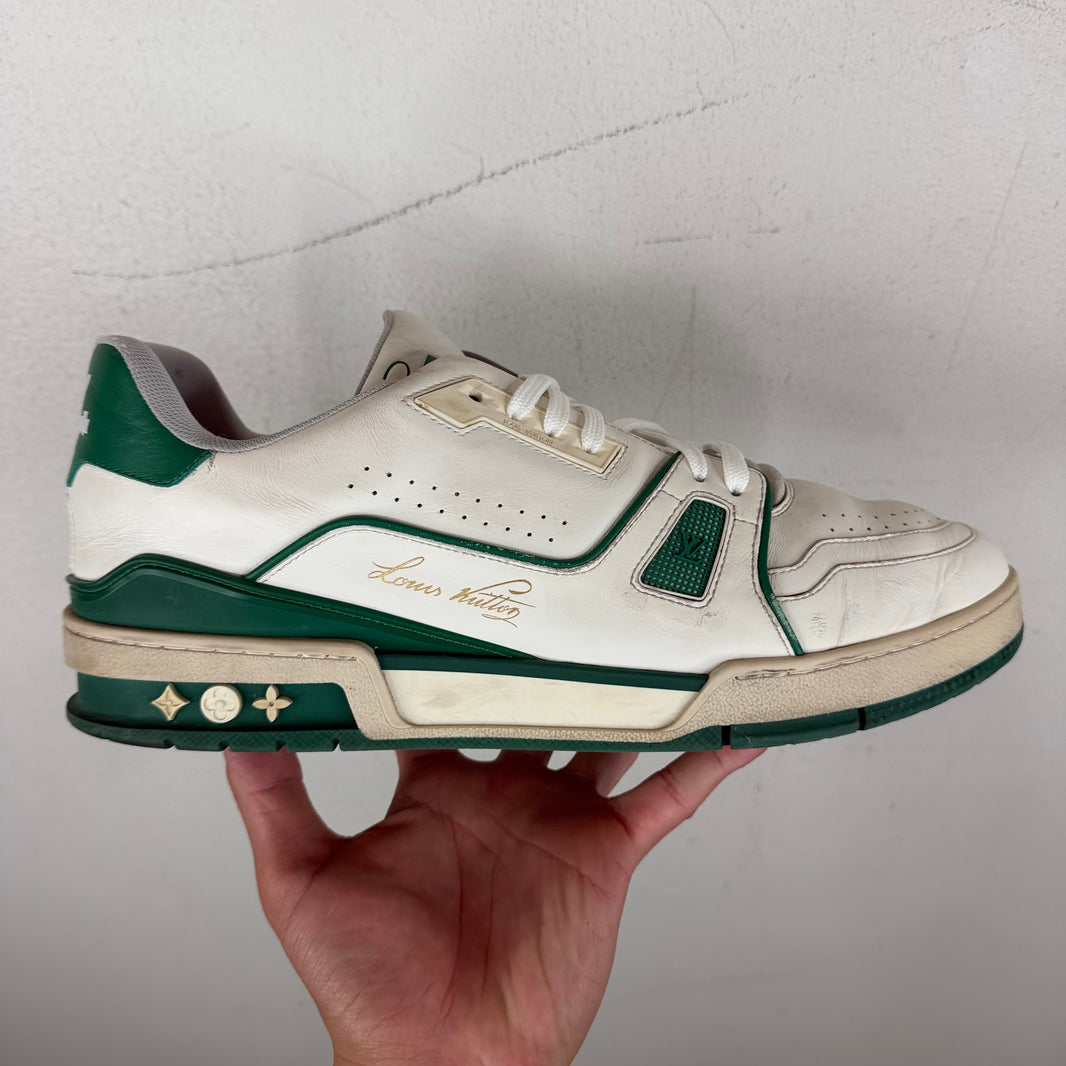 Louis Vuitton Green OG Trainer Low Sneakers