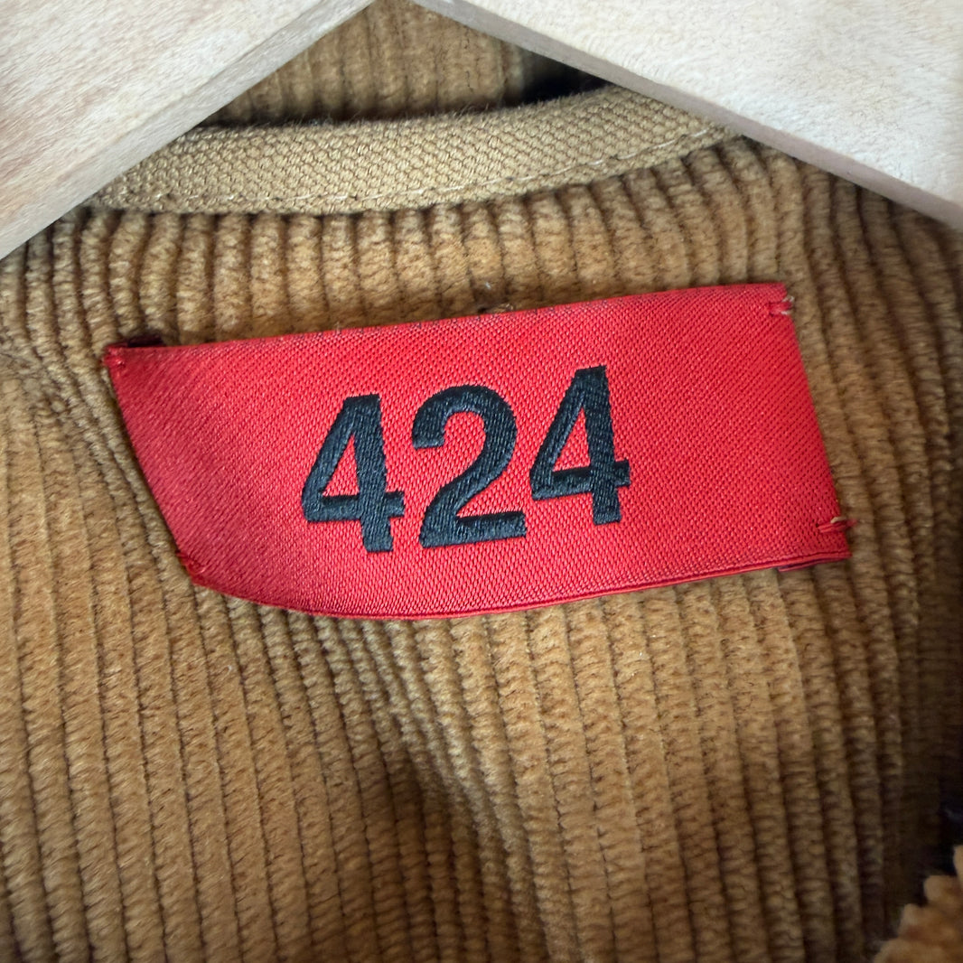 424 Leather Work Chore Jacket