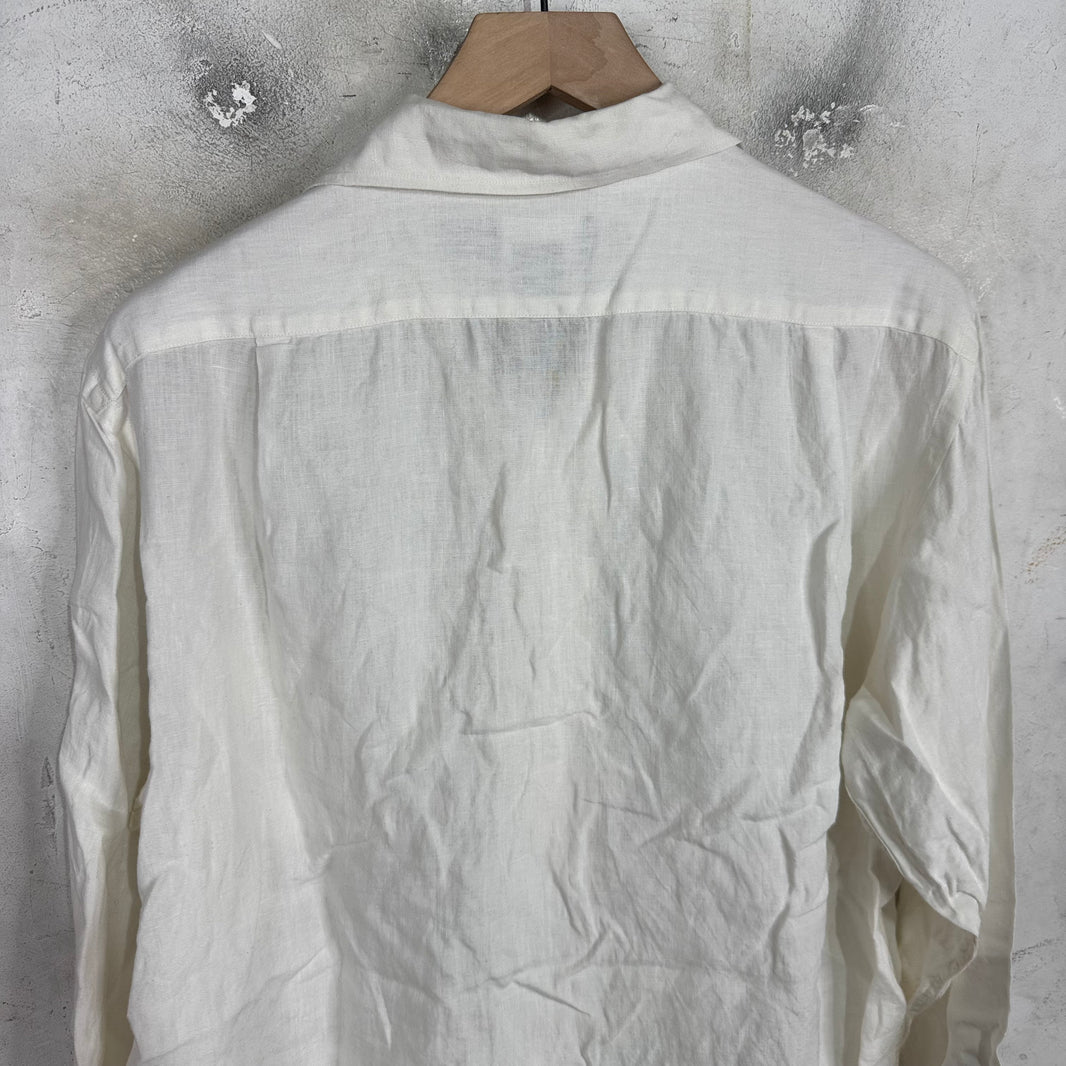Ralph Lauren Purple Label Linen Button Up