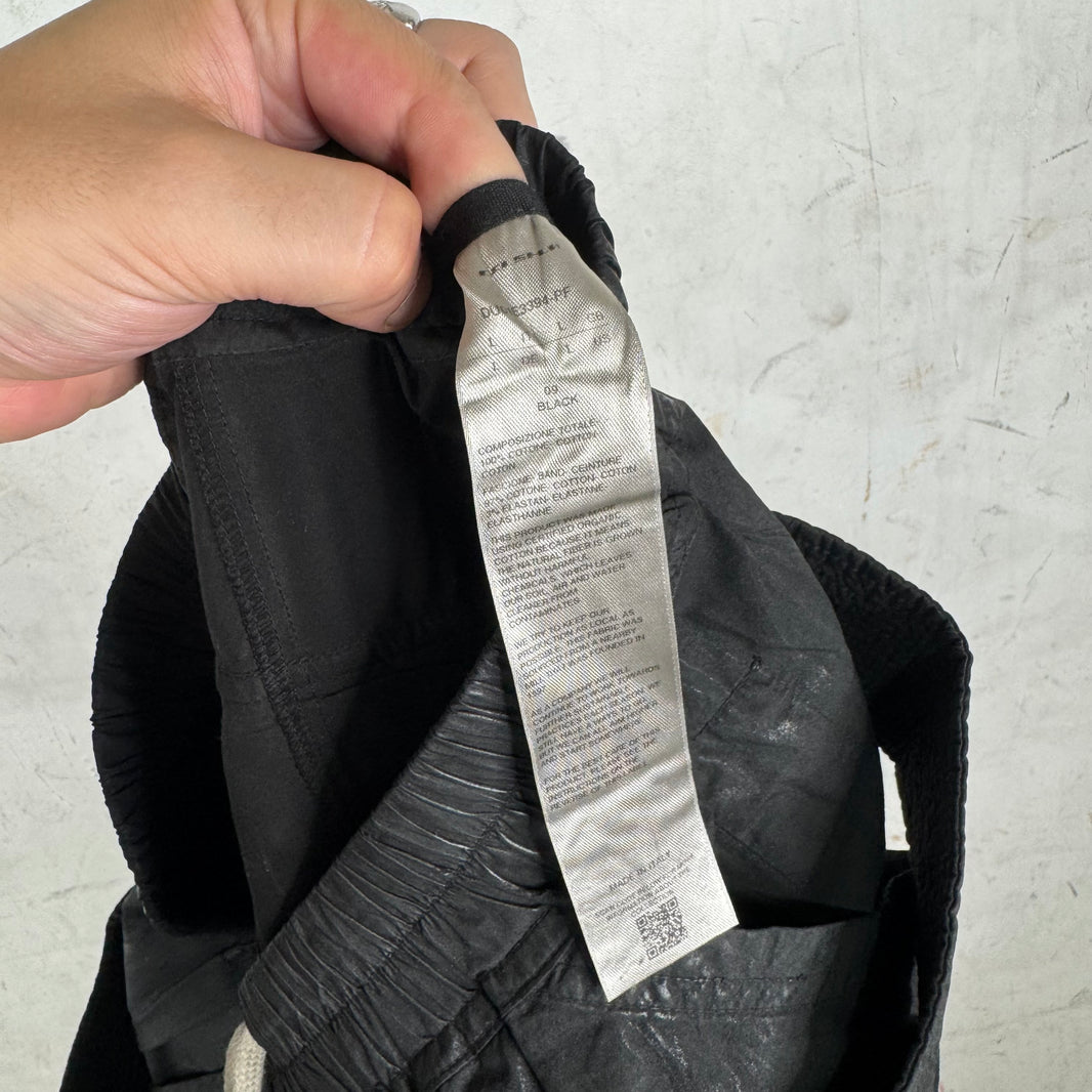 DRKSHDW Waxed Wide Creatch Pants