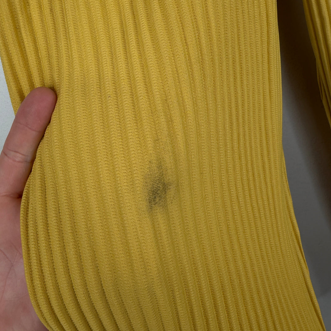 Issey Miyake Yellow Pleated Pants