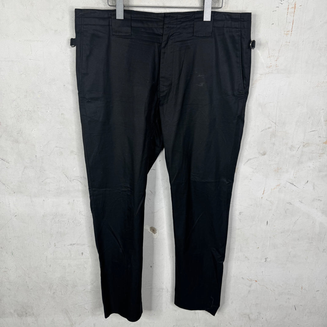 Louis Vuitton Black Back Zip Trousers