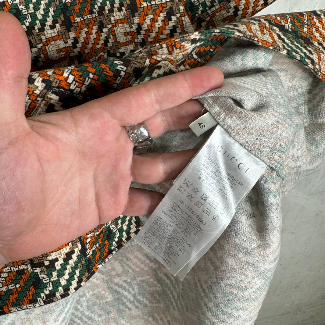Gucci Woven Canvas S/S Shirt