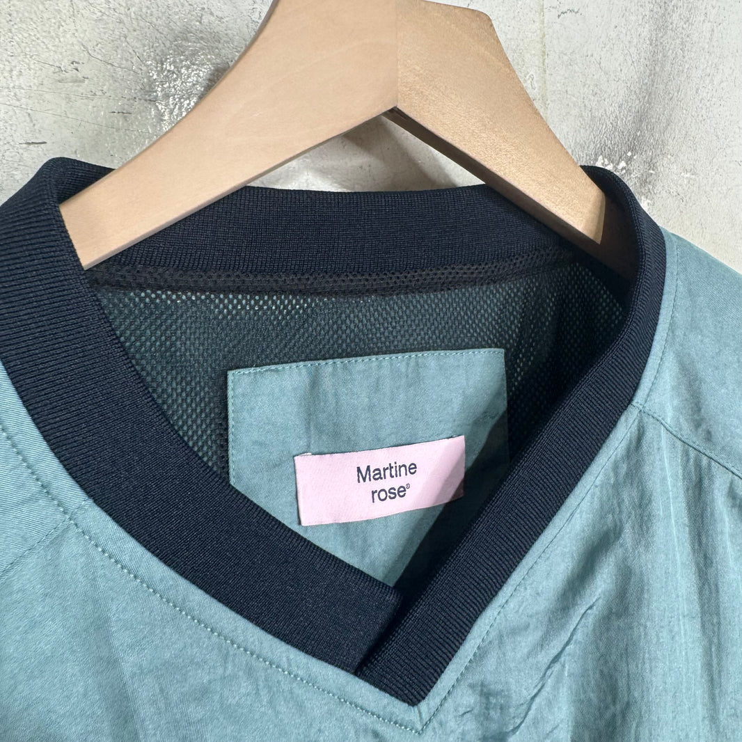 Martine Rose Teal Windbreaker Jumper