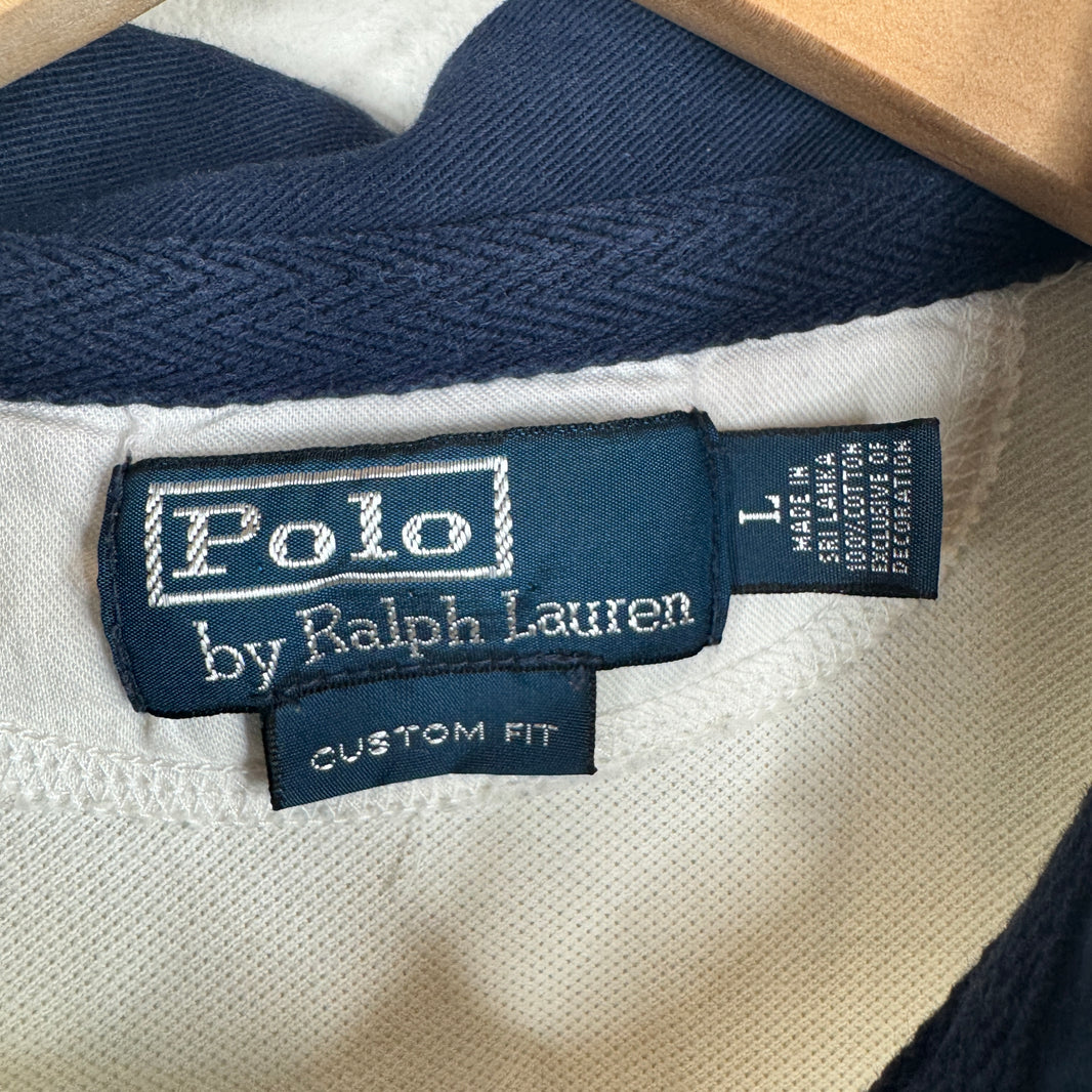 Ralph Lauren White Stripe Polo Shirt