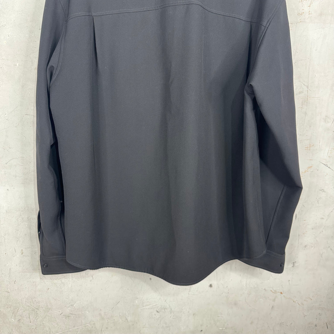 Balenciaga Black Heavy Formal Overshirt