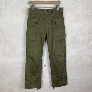 RRL Olive Herringbone Cargos