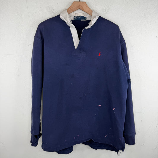 Polo Ralph Lauren Smoked Navy Rugby Shirt