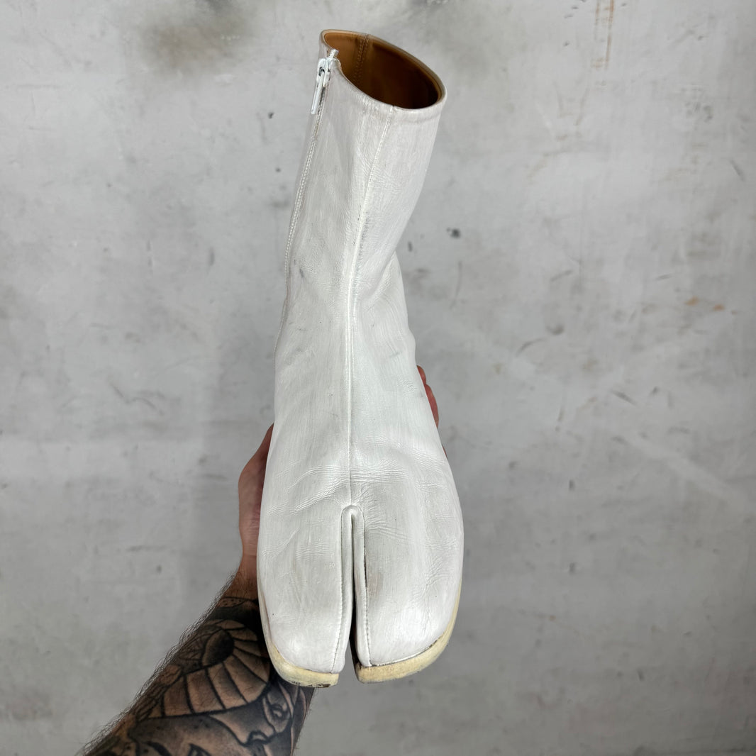 Margiela Painted Tabi Flat Boots