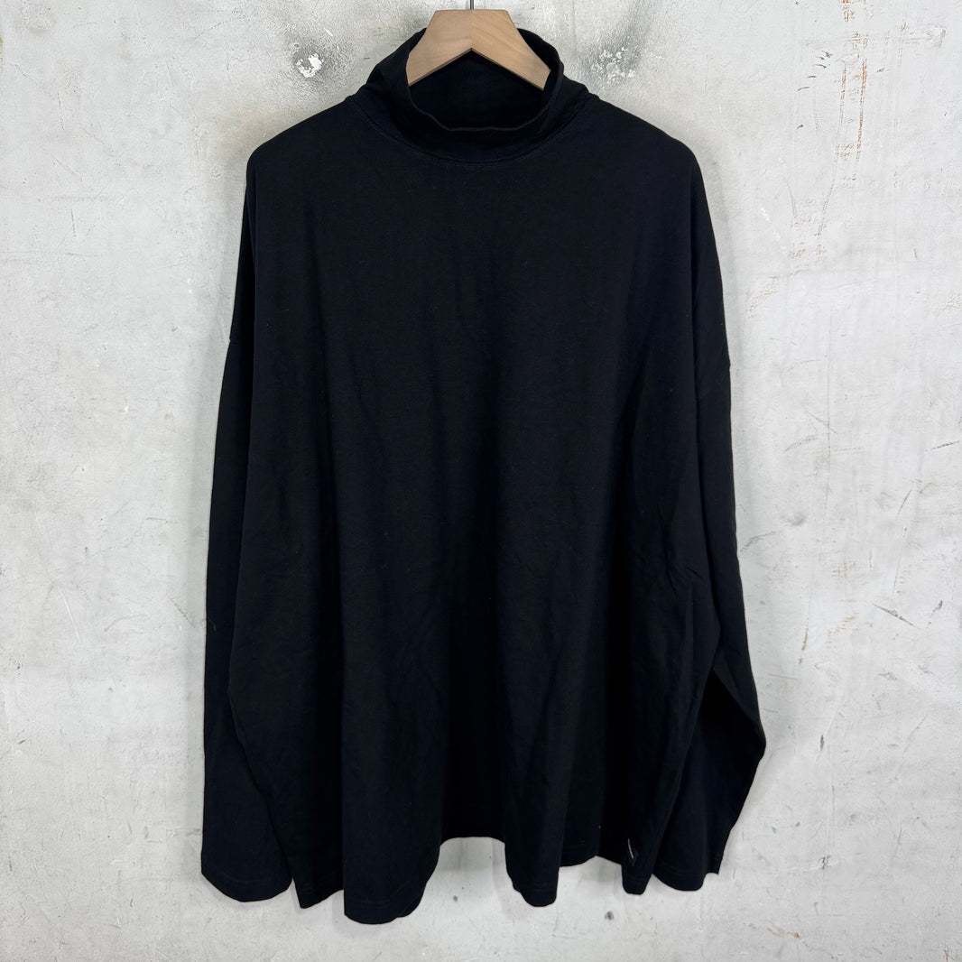 Balenciaga Black Mockneck L/S T-Shirt