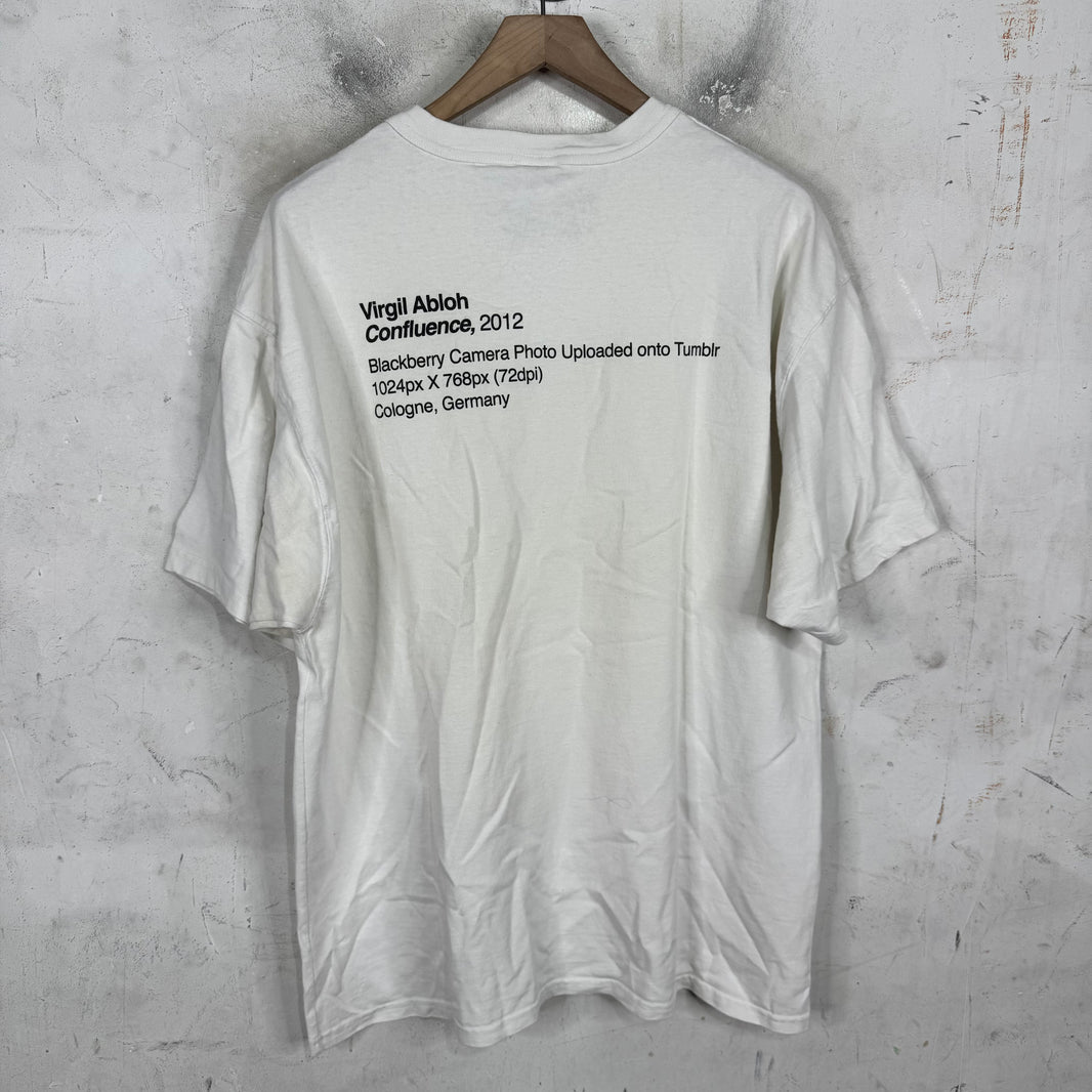 Pyrex x Denim Tears White Newspaper T-Shirt