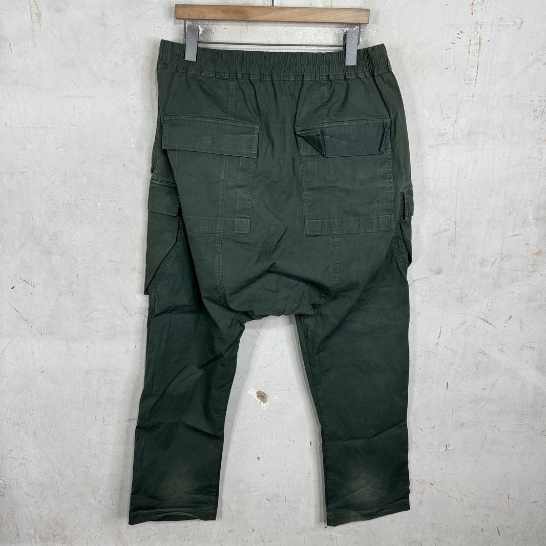 Rick Owens Teal Bela Tapered Pants