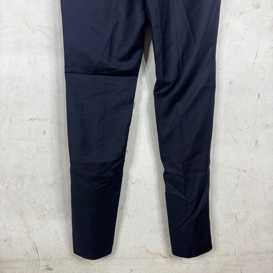 Thom Browne Navy Unconstructed Trousers