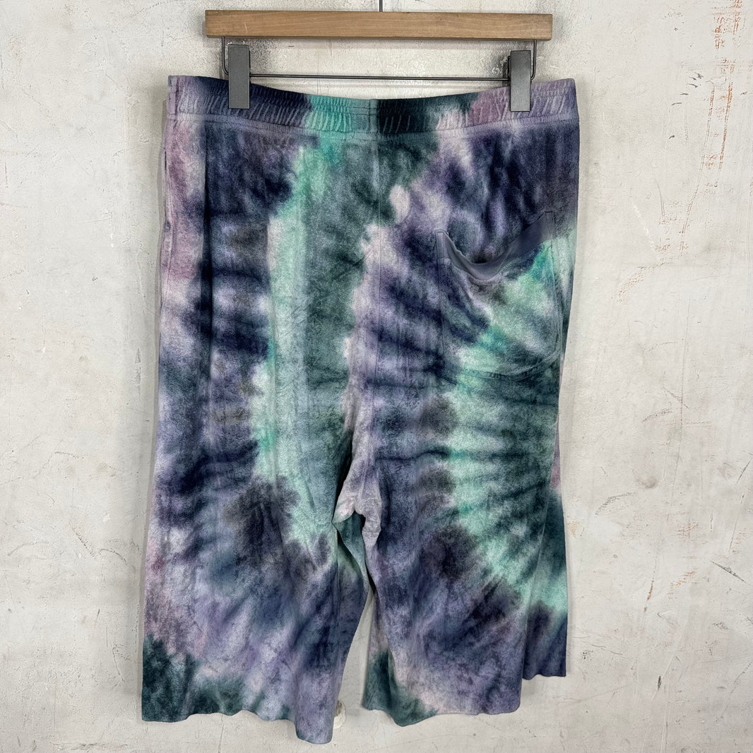 Acne Studios Velvet Tie Dye Shorts