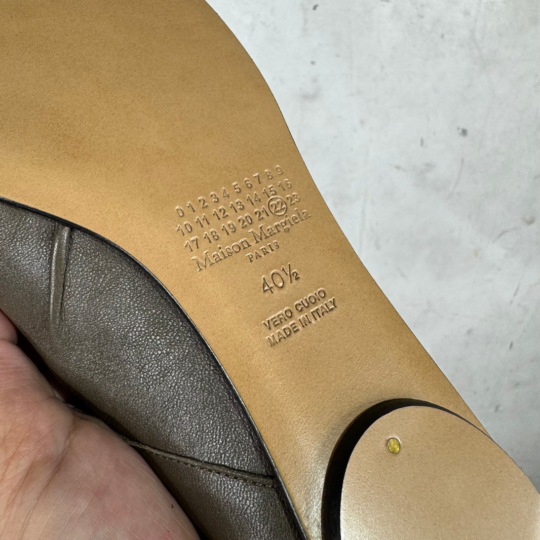 Margiela Olive Tabi Flats DS