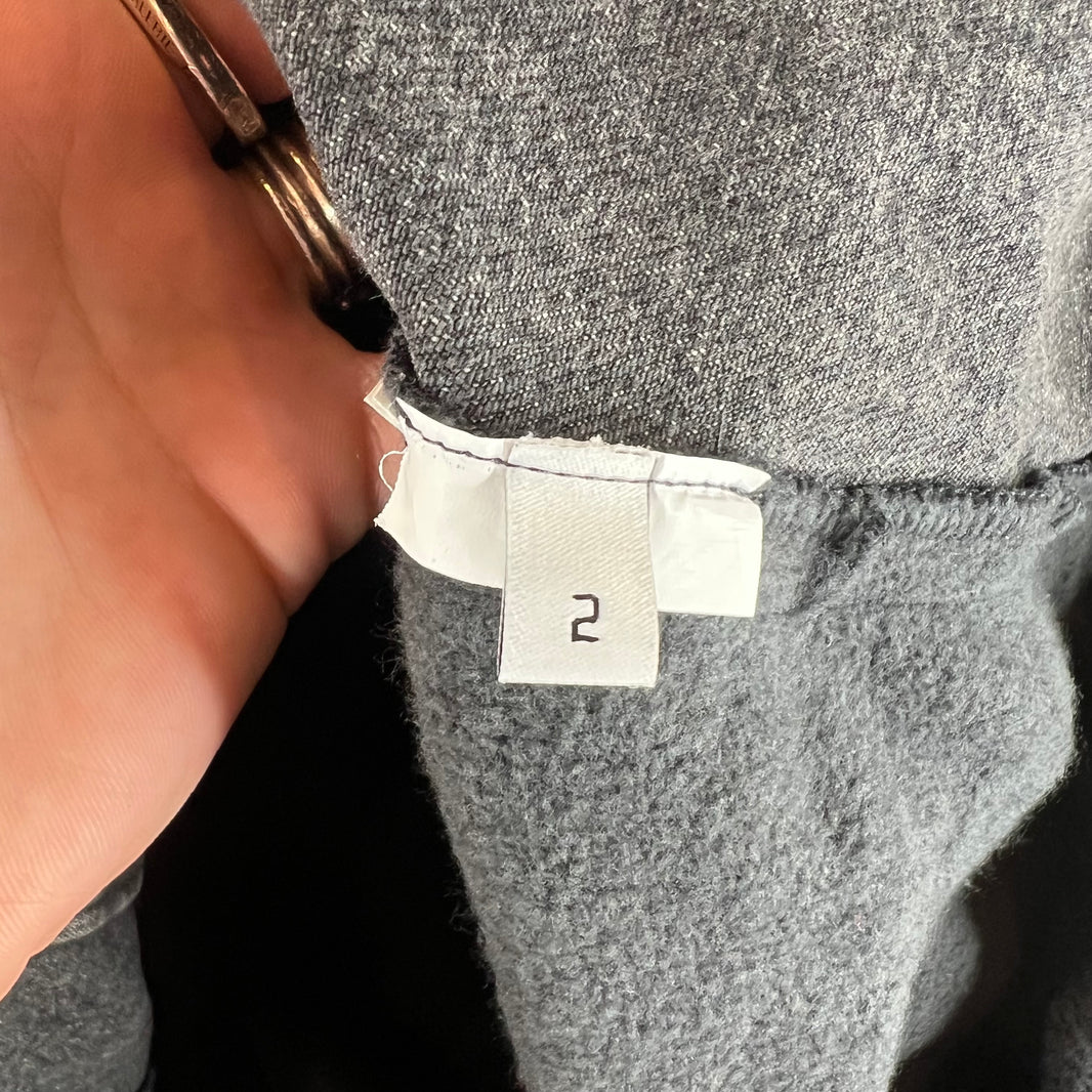 Balenciaga Sample Hybrid Denim Hooded Red Tape Jacket