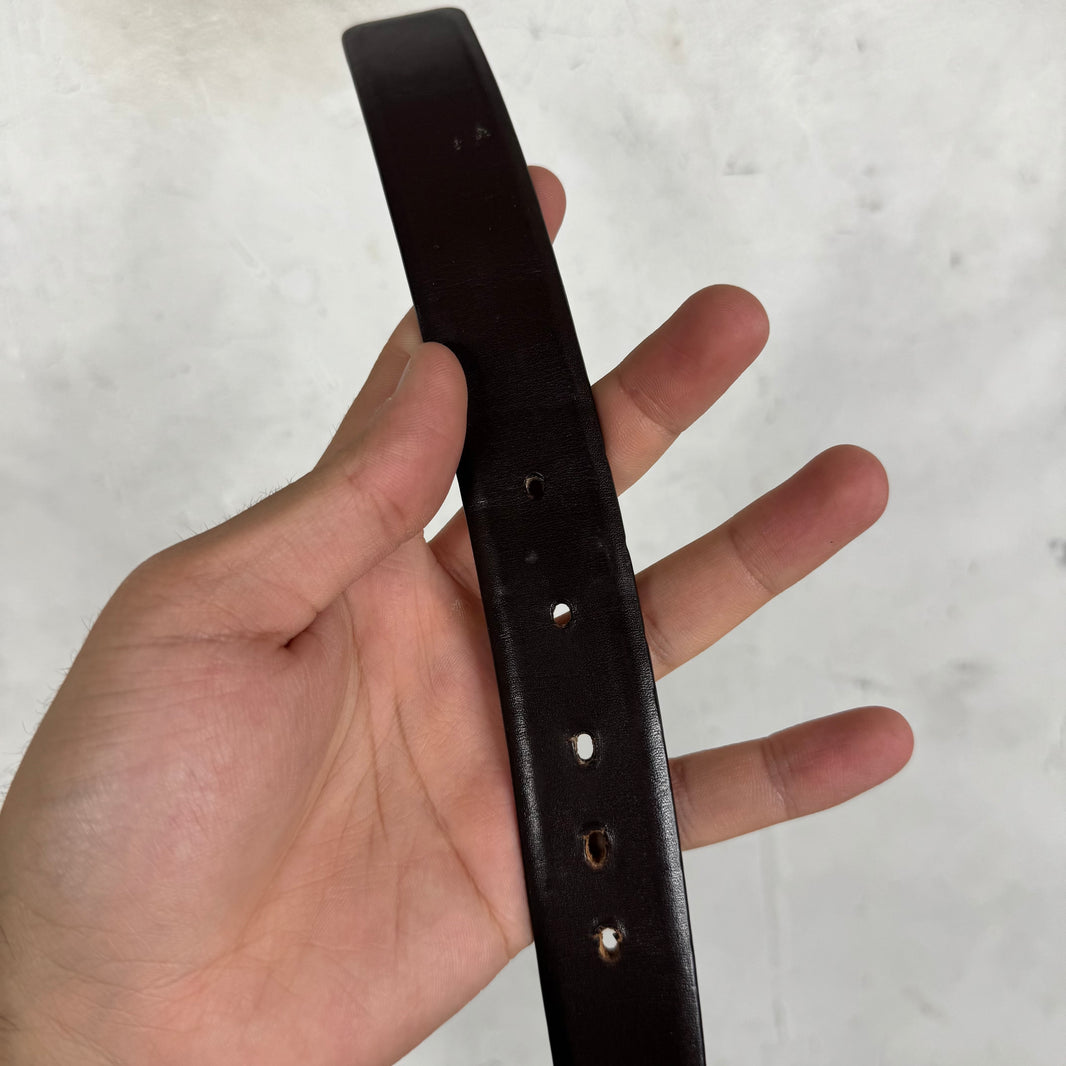 Gucci Interlock Rectangular Buckled Belt
