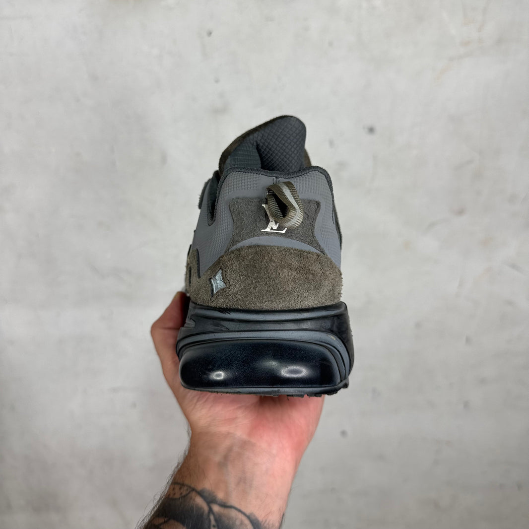 Louis Vuitton Grey Suede Tatic Sneakers