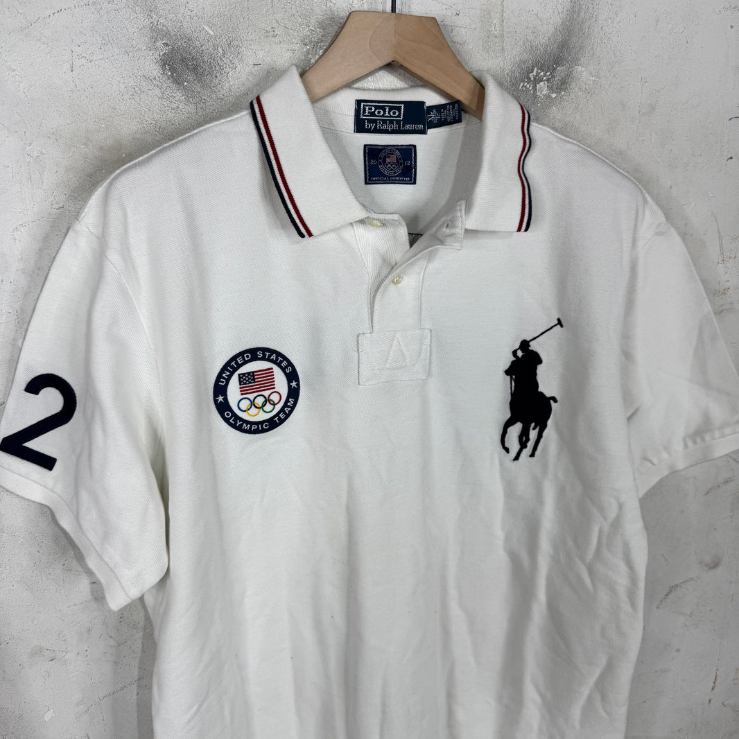 Ralph Lauren White 2012 Olympic Big Pony Polo
