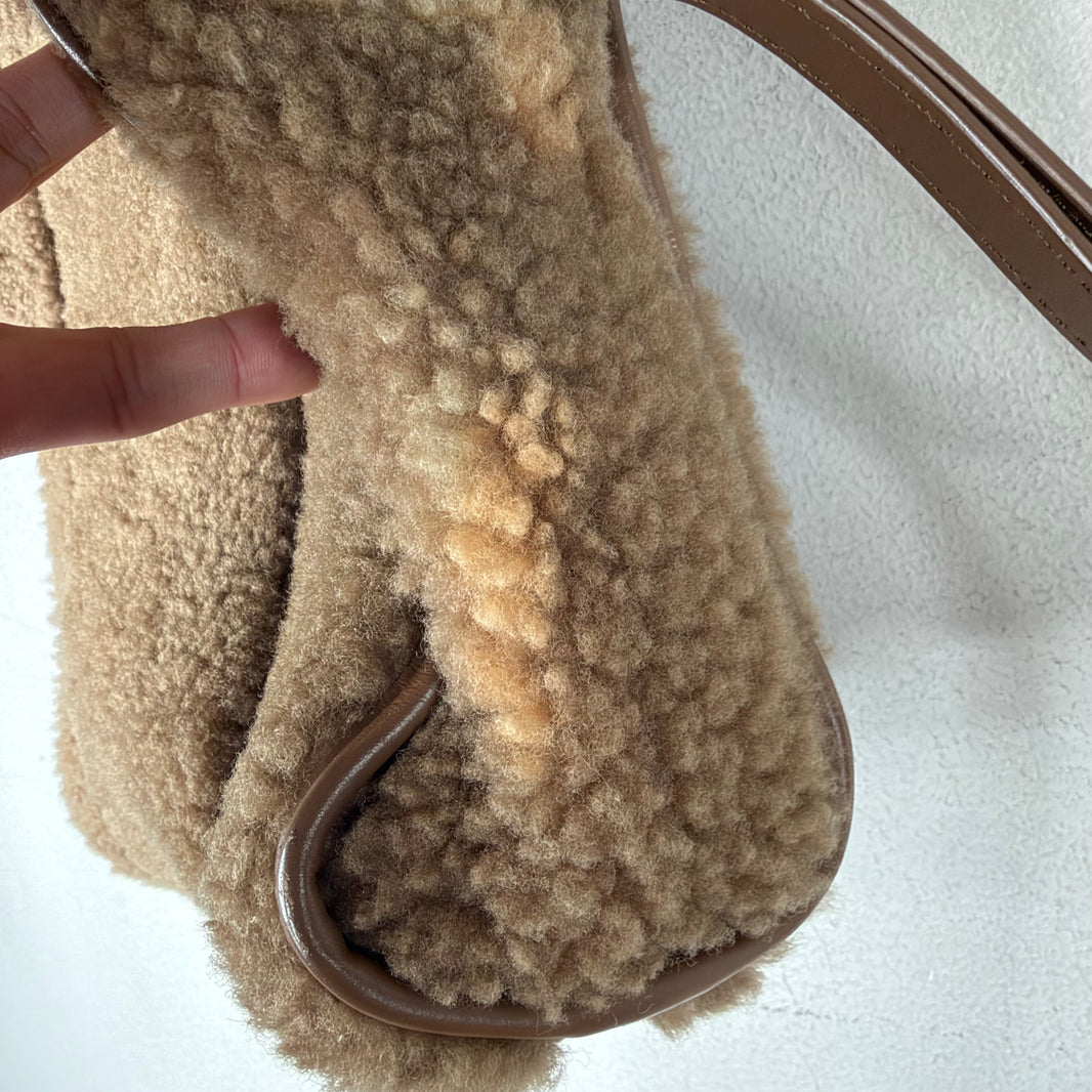 Balenciaga Shearling Bazar Mini Bag