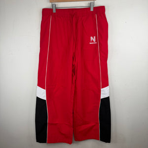 Nahmias Red Baggy Track Pants