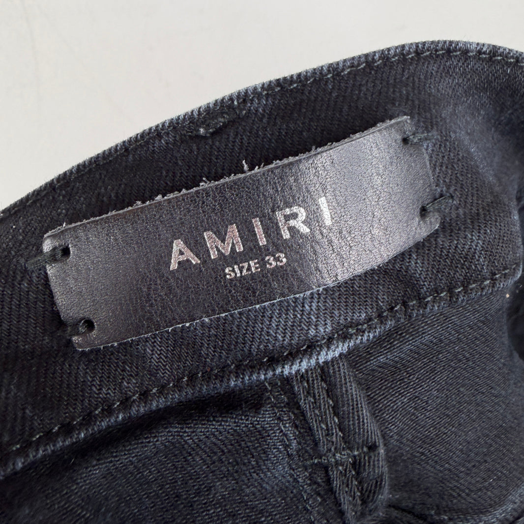Amiri Purple/Yellow Striped Jeans