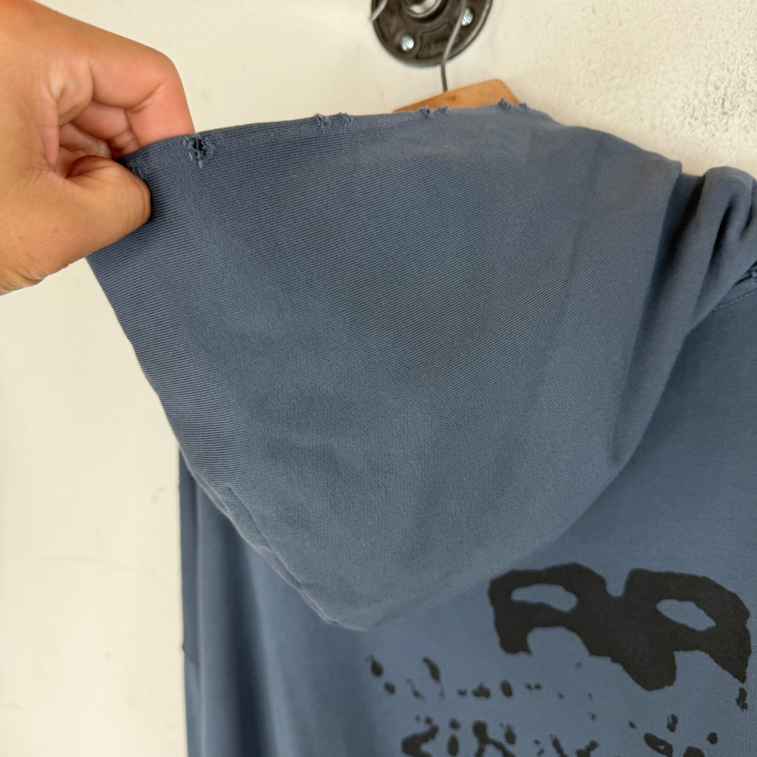 Balenciaga Oversized Dirty BB Paris Logo Hoodie