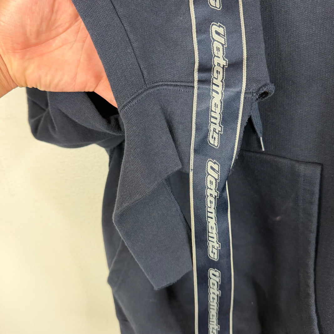 Vetements Logo Tape Hoodie