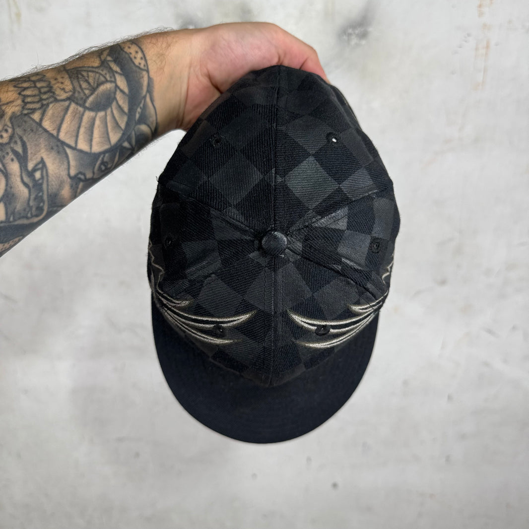 Number Nine x New Era Checkerboard Wing Fitted Hat