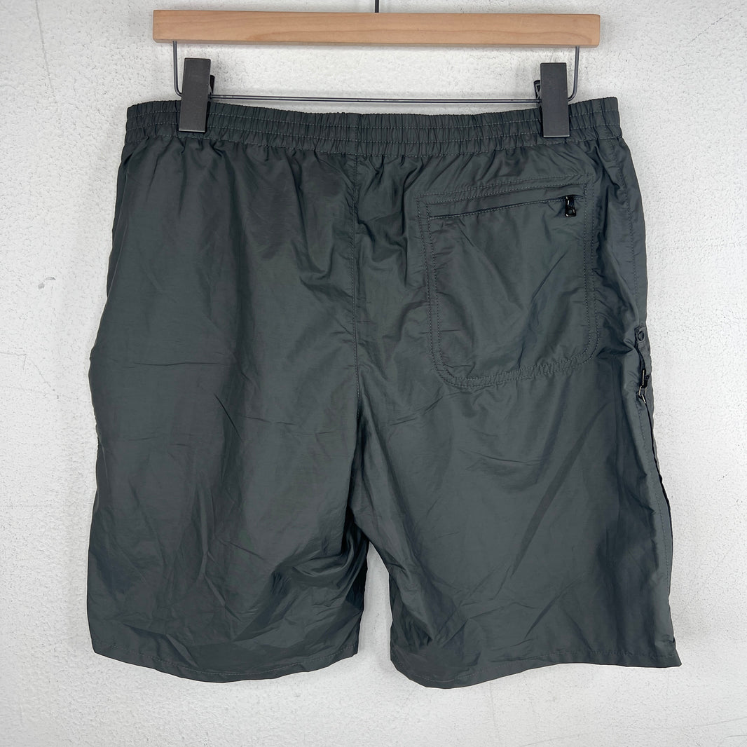 Prada Gray Side Zip Swim Shorts