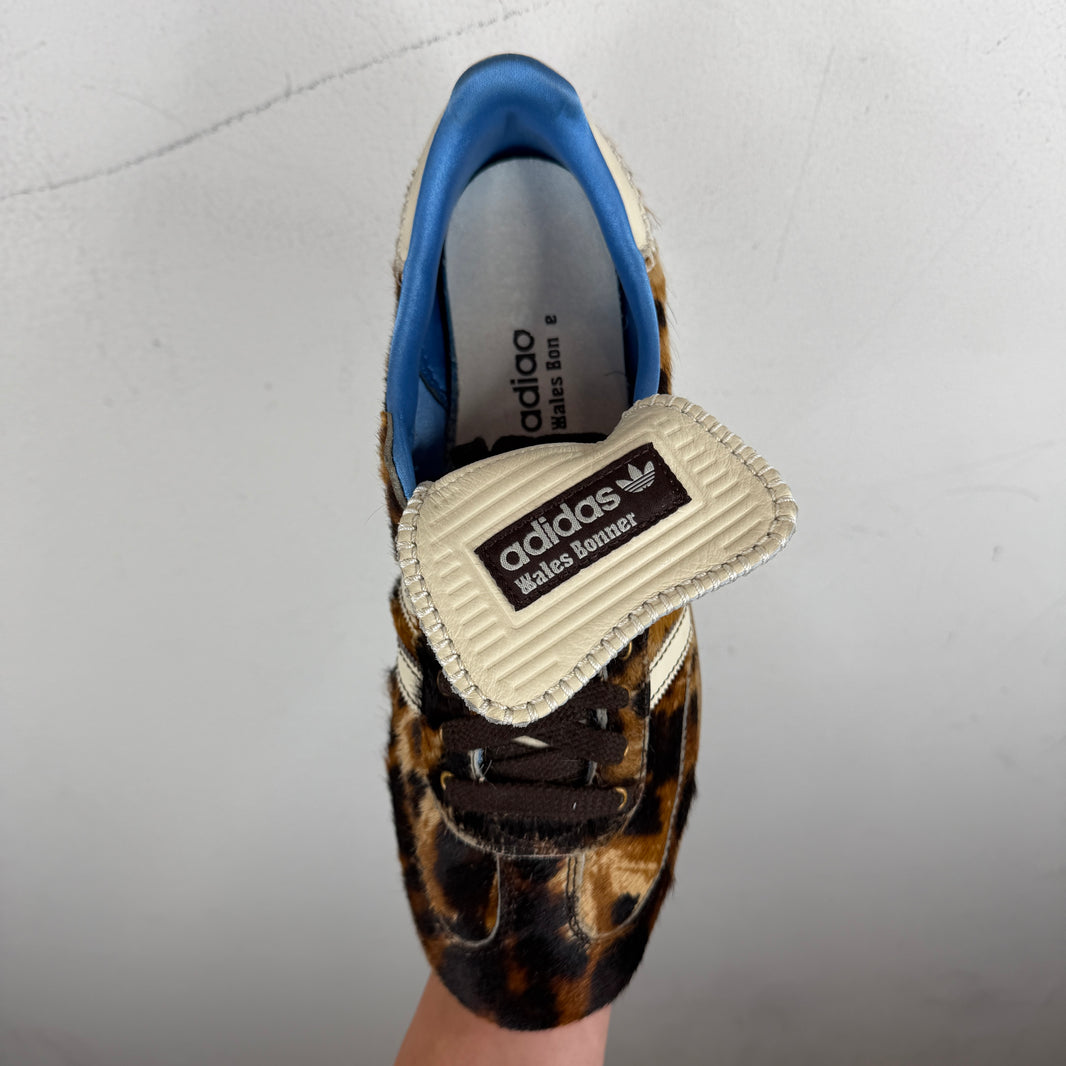 Adidas Wales Bonner Leopard Ponyhair Samba Sneakers
