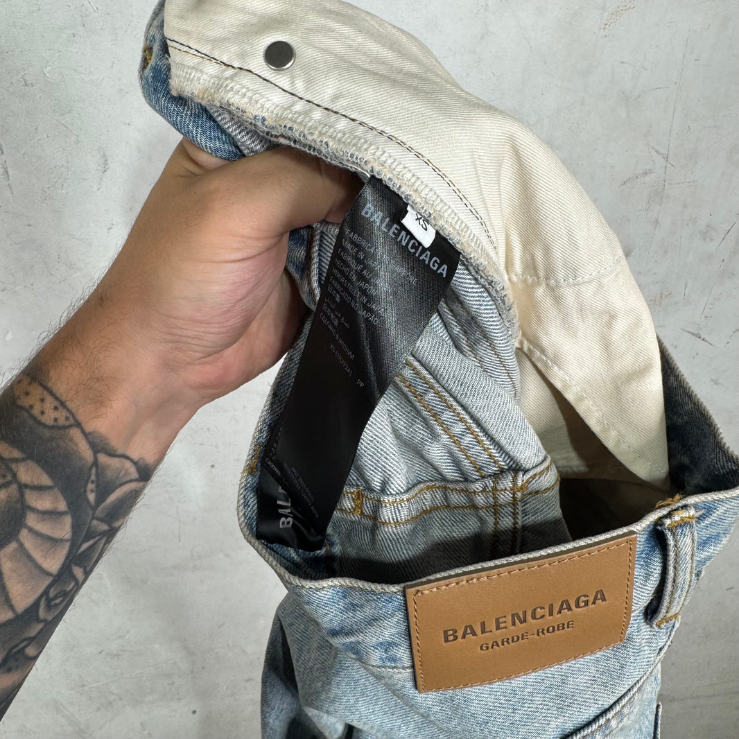 Balenciaga Garde Robe Lightwash Baggy Jeans
