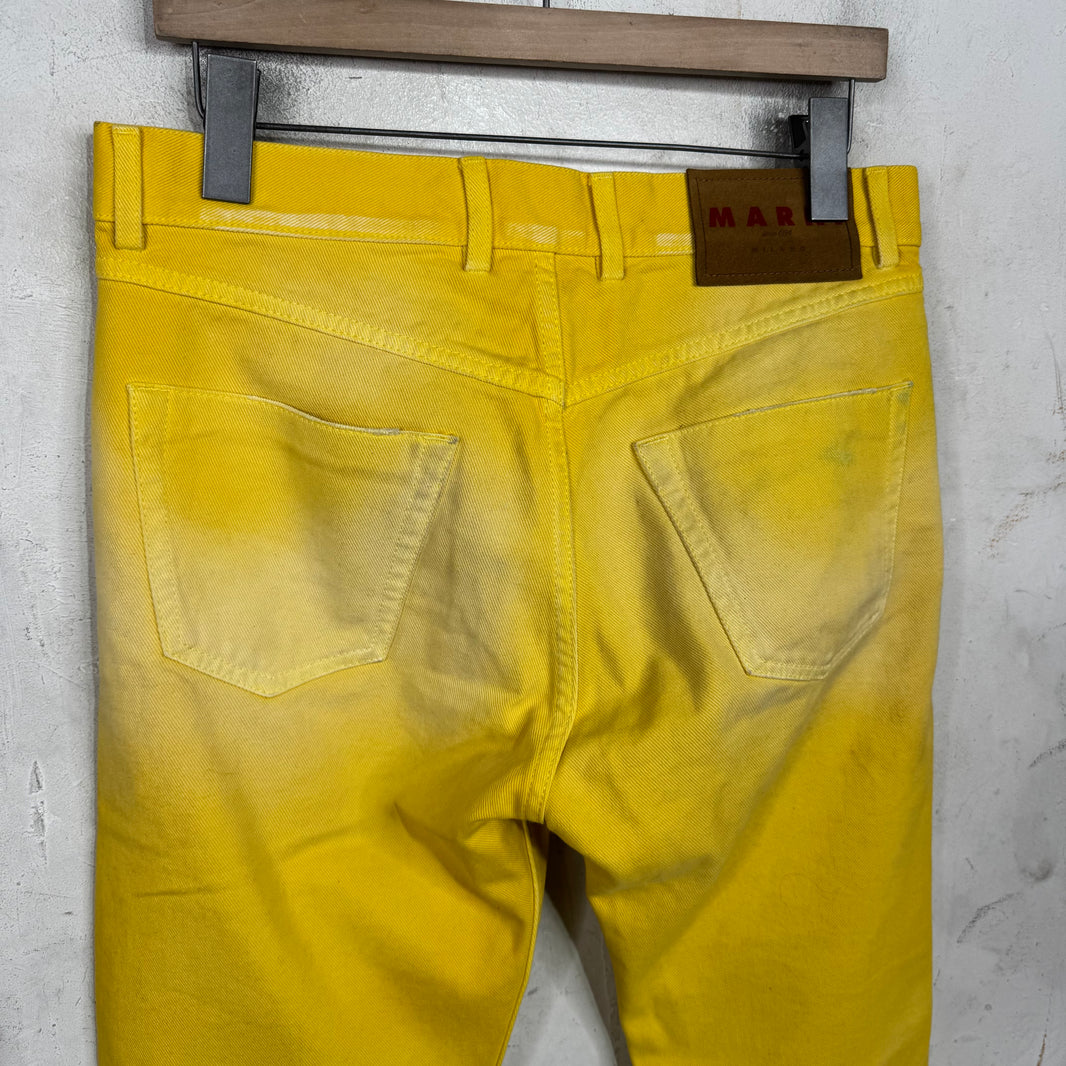 Marni Yellow Jeans