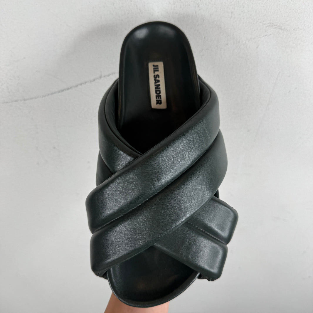 Jil Sander Puffed Twist Sandals