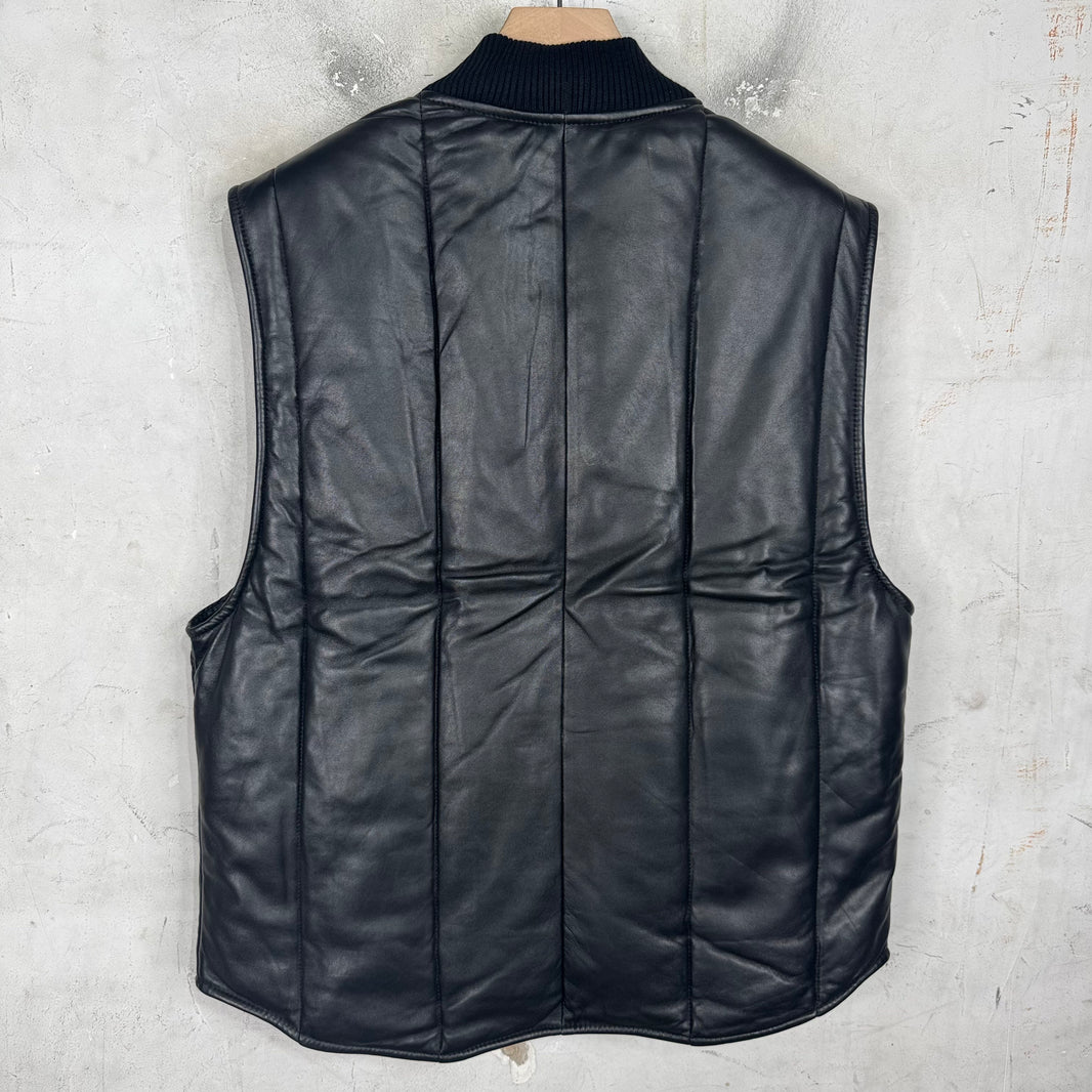 Supreme x Dickies Leather Padded Vest