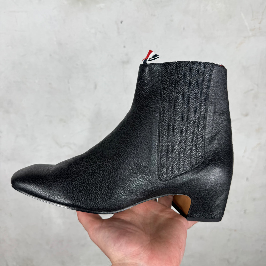 Thom Browne Pebbled Leather Chelsea Boots