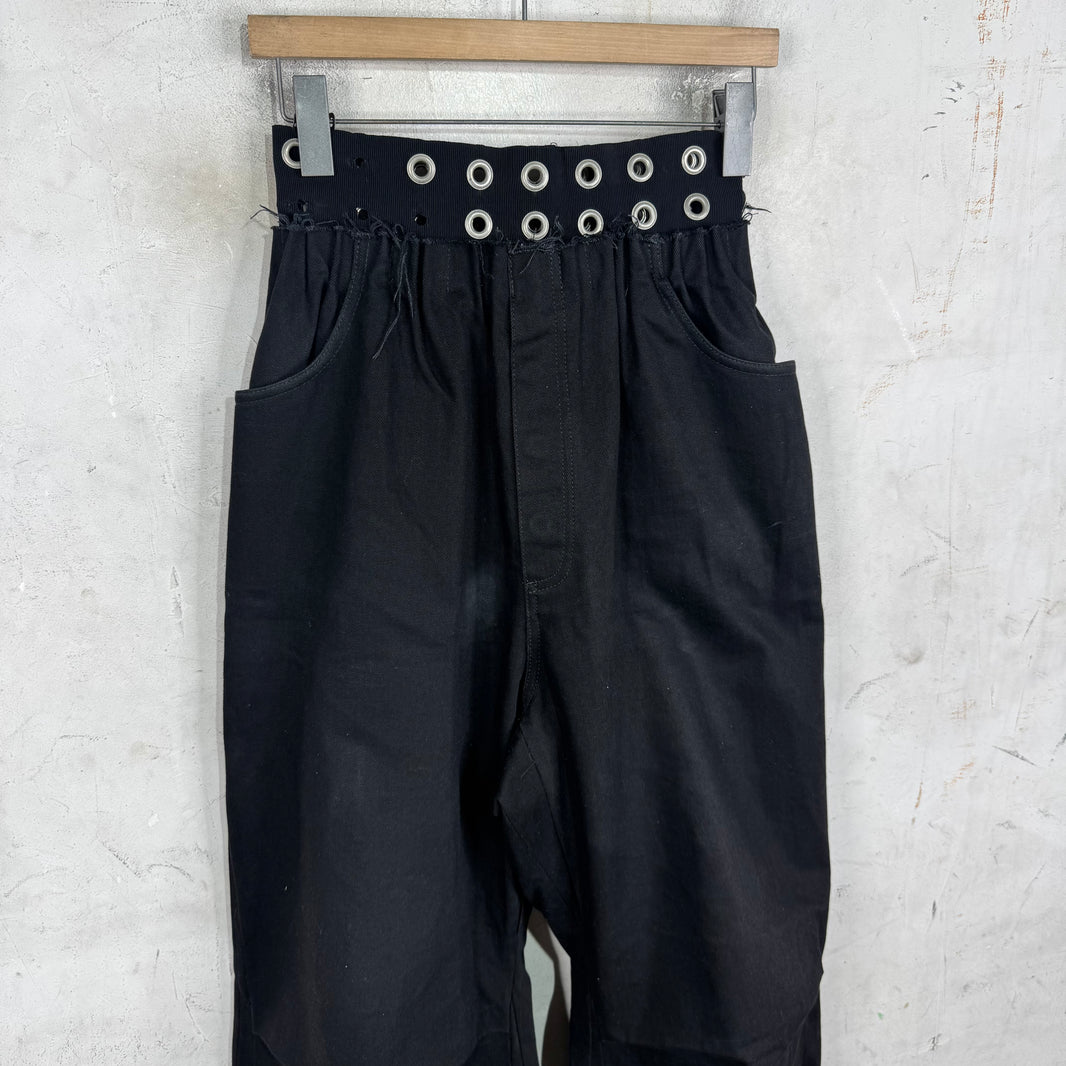 Raf Simons Grommet Waisted Baggy Jeans
