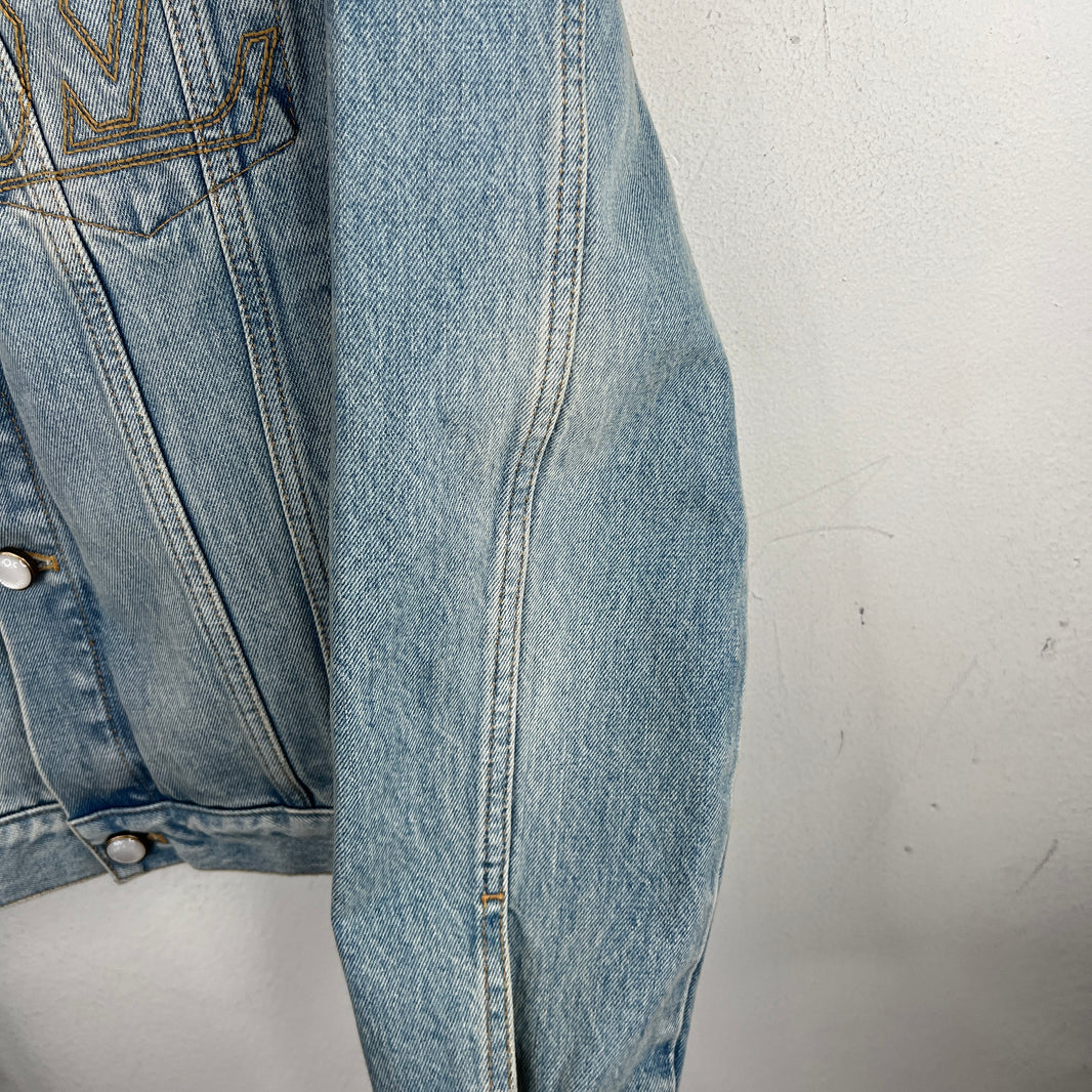 Louis Vuitton Embroidered Trucker Denim Jacket