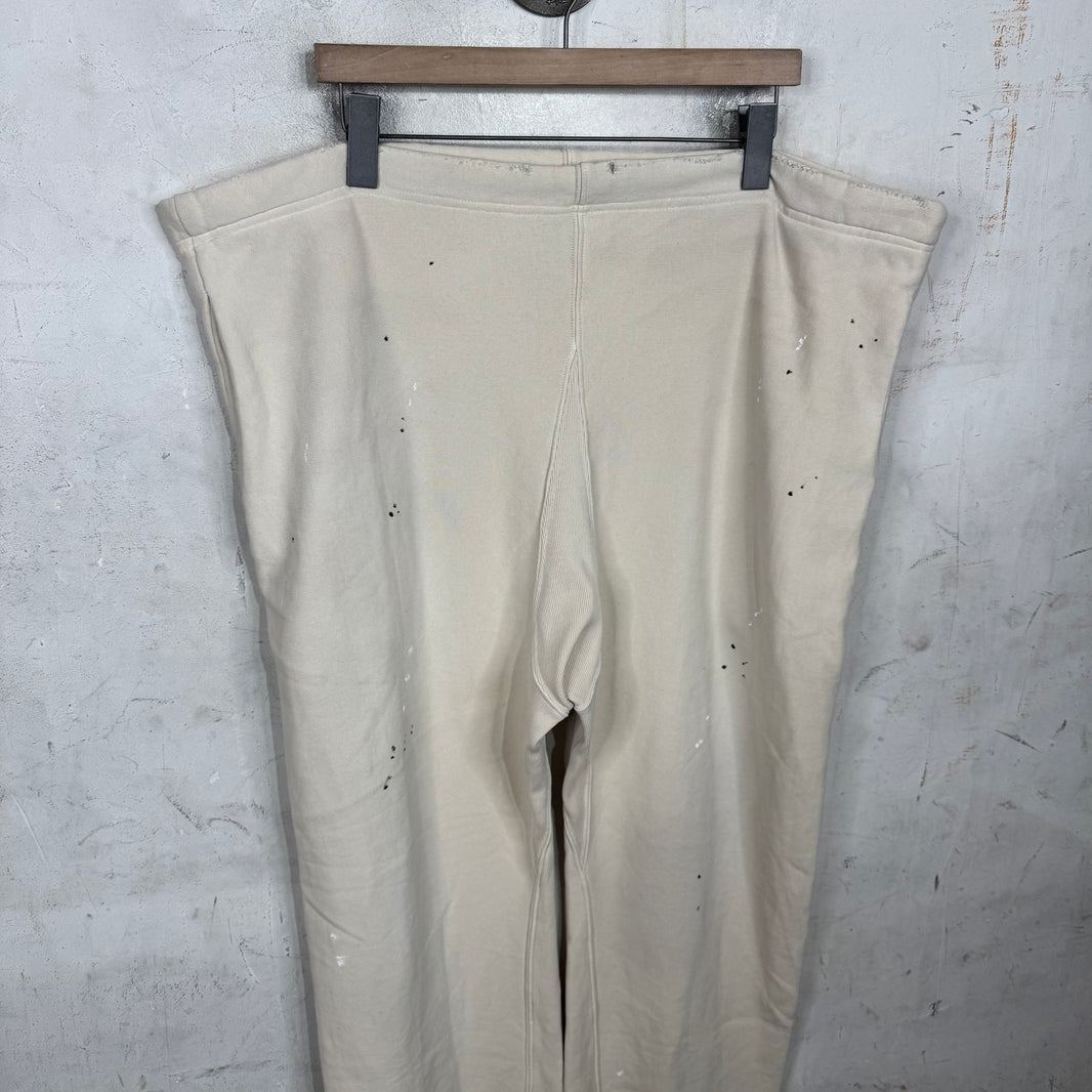 Margiela Thin Beige Painter Sweatpants
