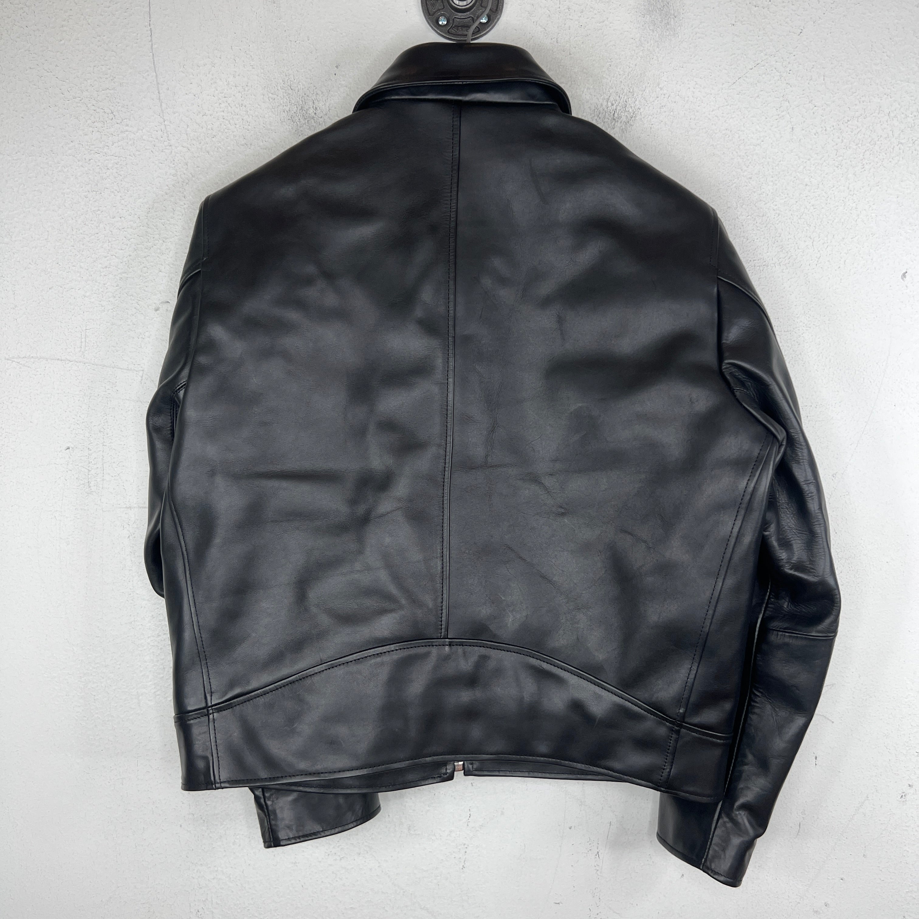 Stussy Leather S Wing Cropped Biker Jacket – www.Lukes.store