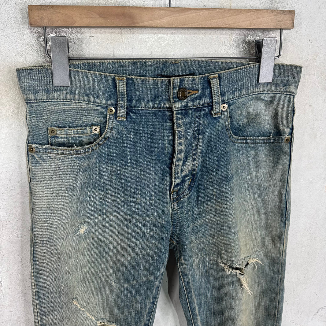 Saint Laurent D02 Crash Jeans