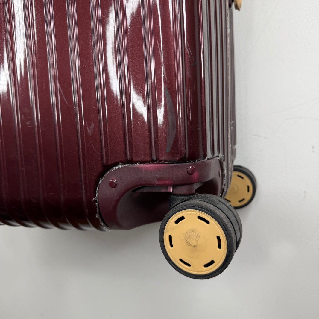 Rimowa Burgundy Check-In Suitcase