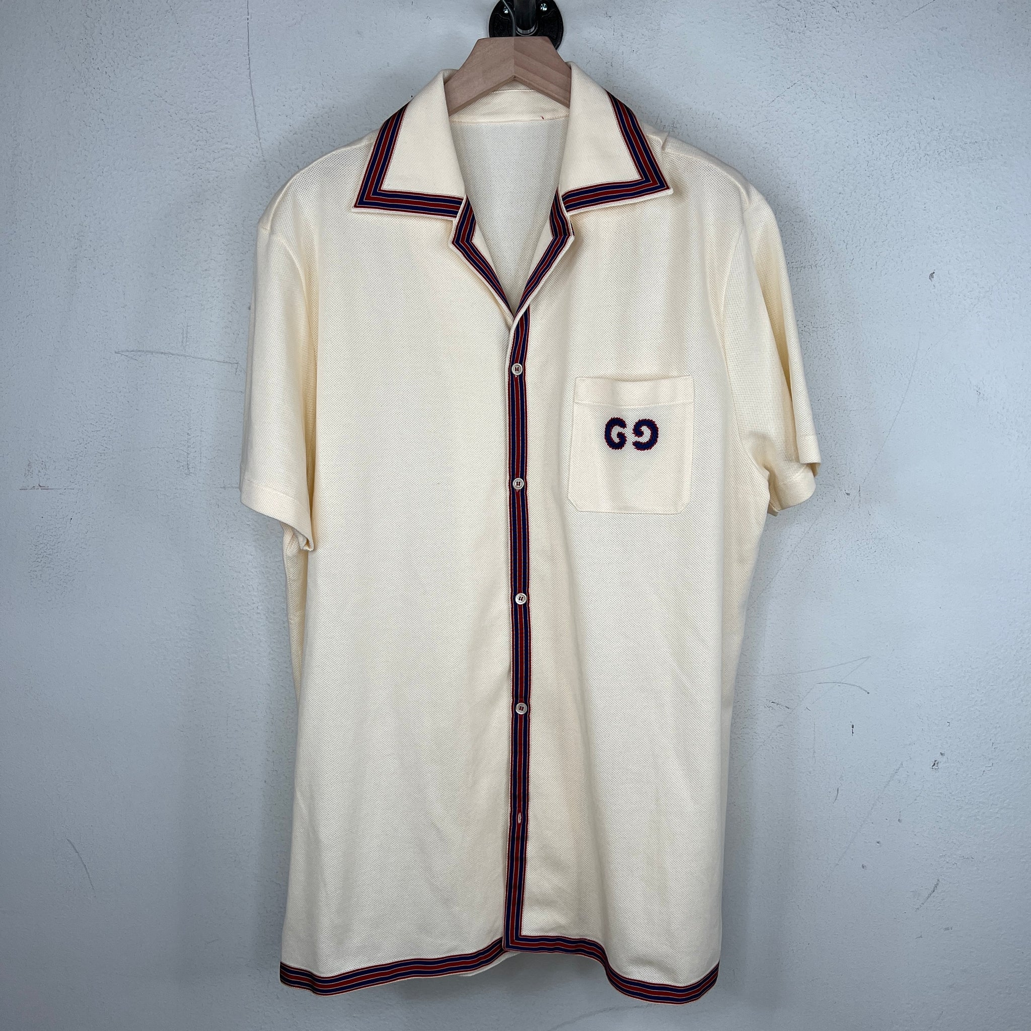 Gucci Piquet Bowling Shirt