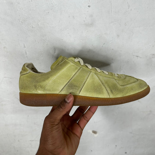 Margiela Smoked Green Suede Replica Trainer