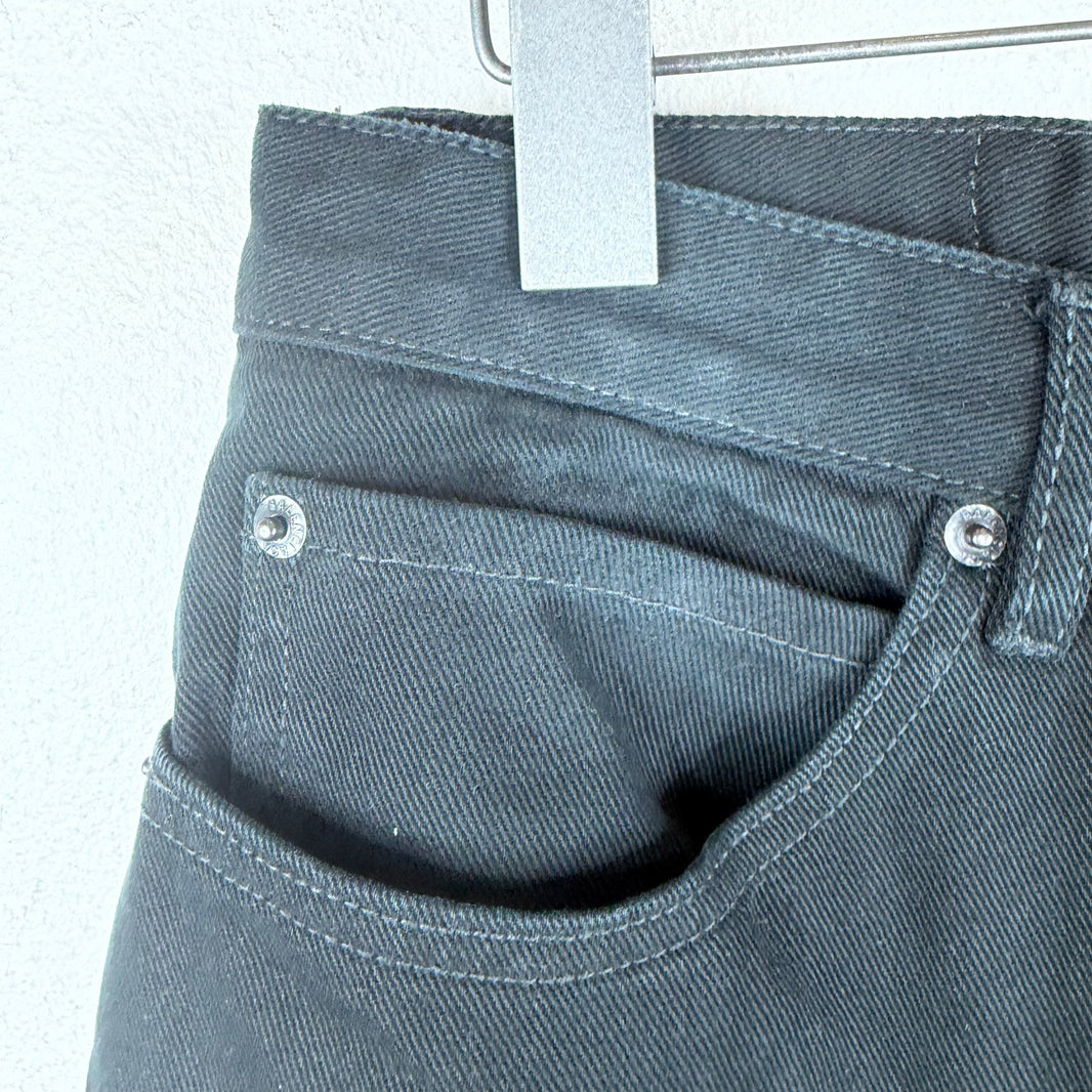 Balenciaga Small Fit Flared Black Jeans