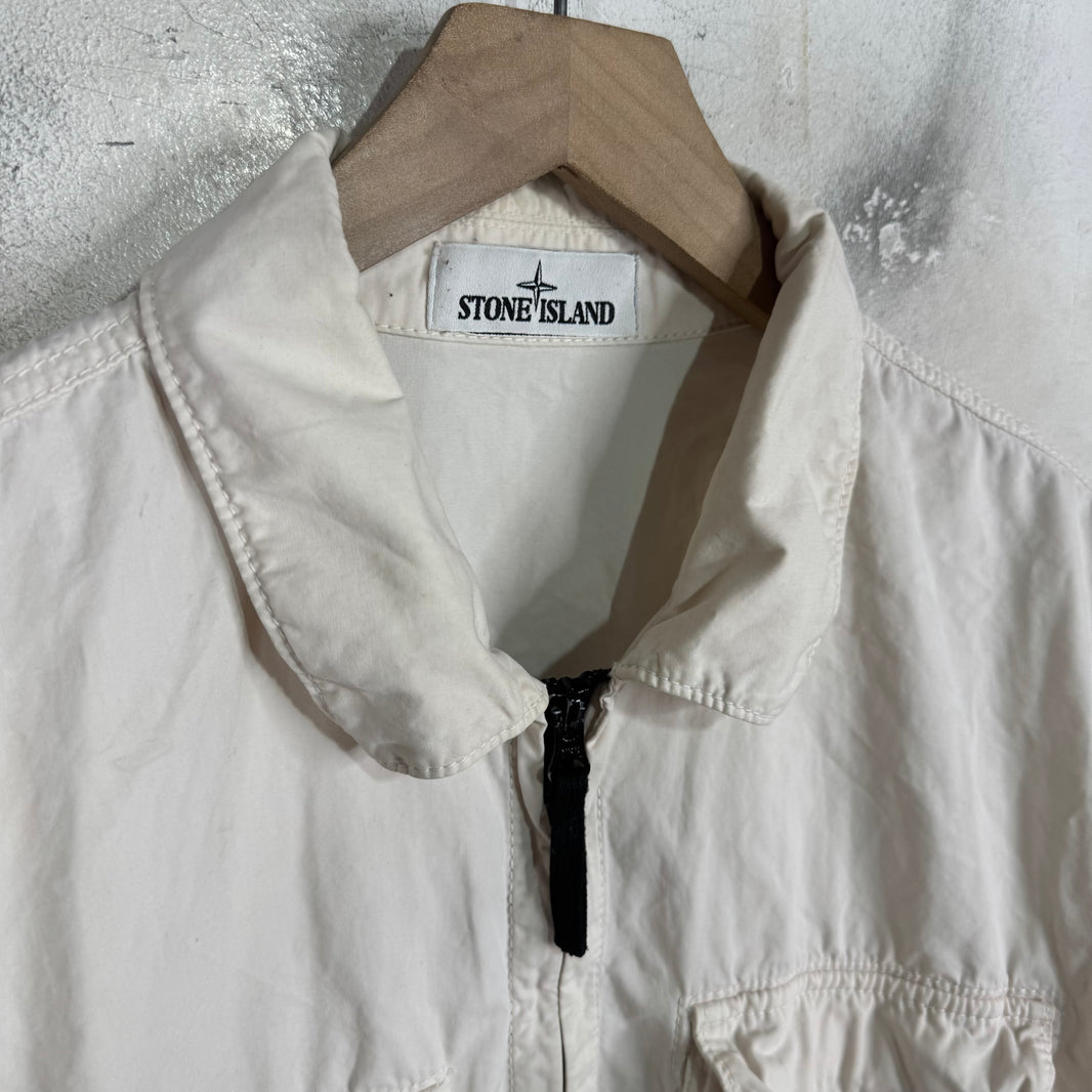 Stone Island Double Pocketed Zipped Shirt