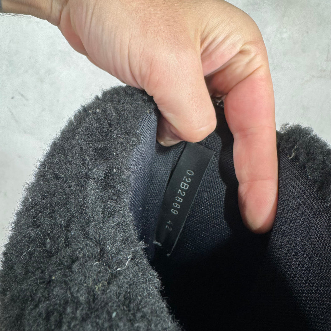 Rick Owens Lunar Megalace Shearling Tractor Boots