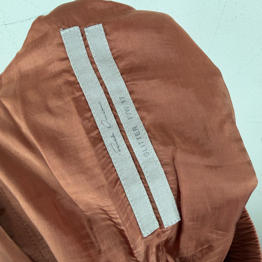 RIck Owens Terra Drop Crotch Silk Blend 3/4 Pants
