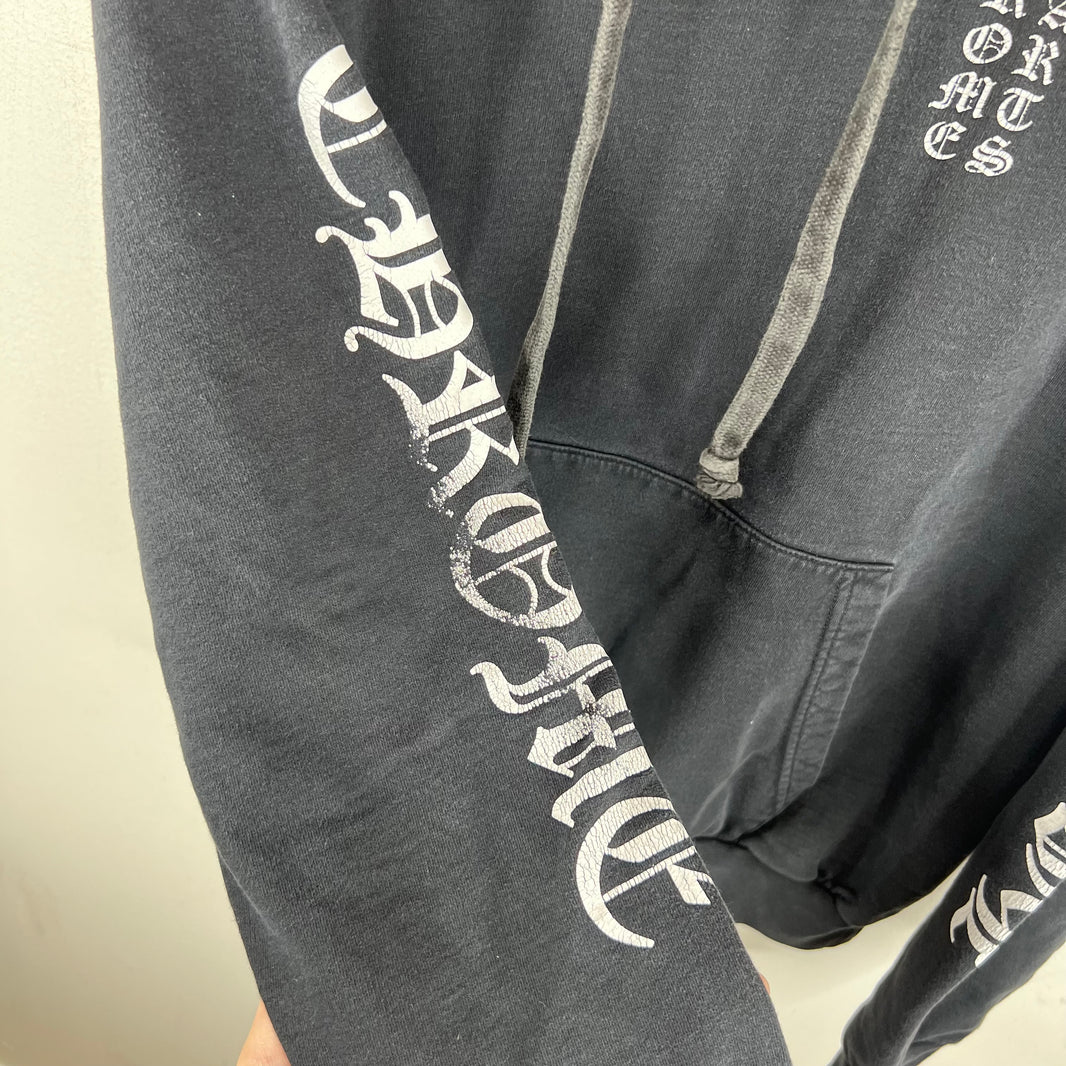 Chrome Hearts Smoked Vertical Logo Hoodie